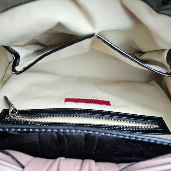 Valentino Garavani Bow Top Handle Bag • Rare Snakeskin Jacquard • Italy - Picture 15 of 16